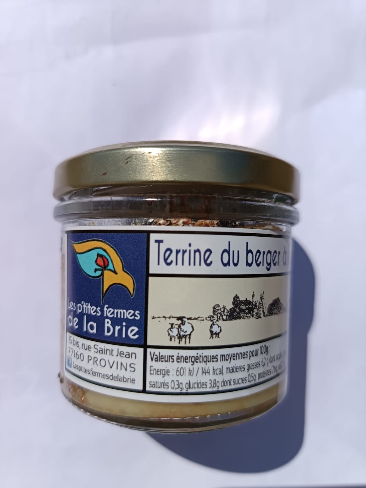 Terrine De Brebis Moutarde (80 gr)- Petites Fermes De La Brie