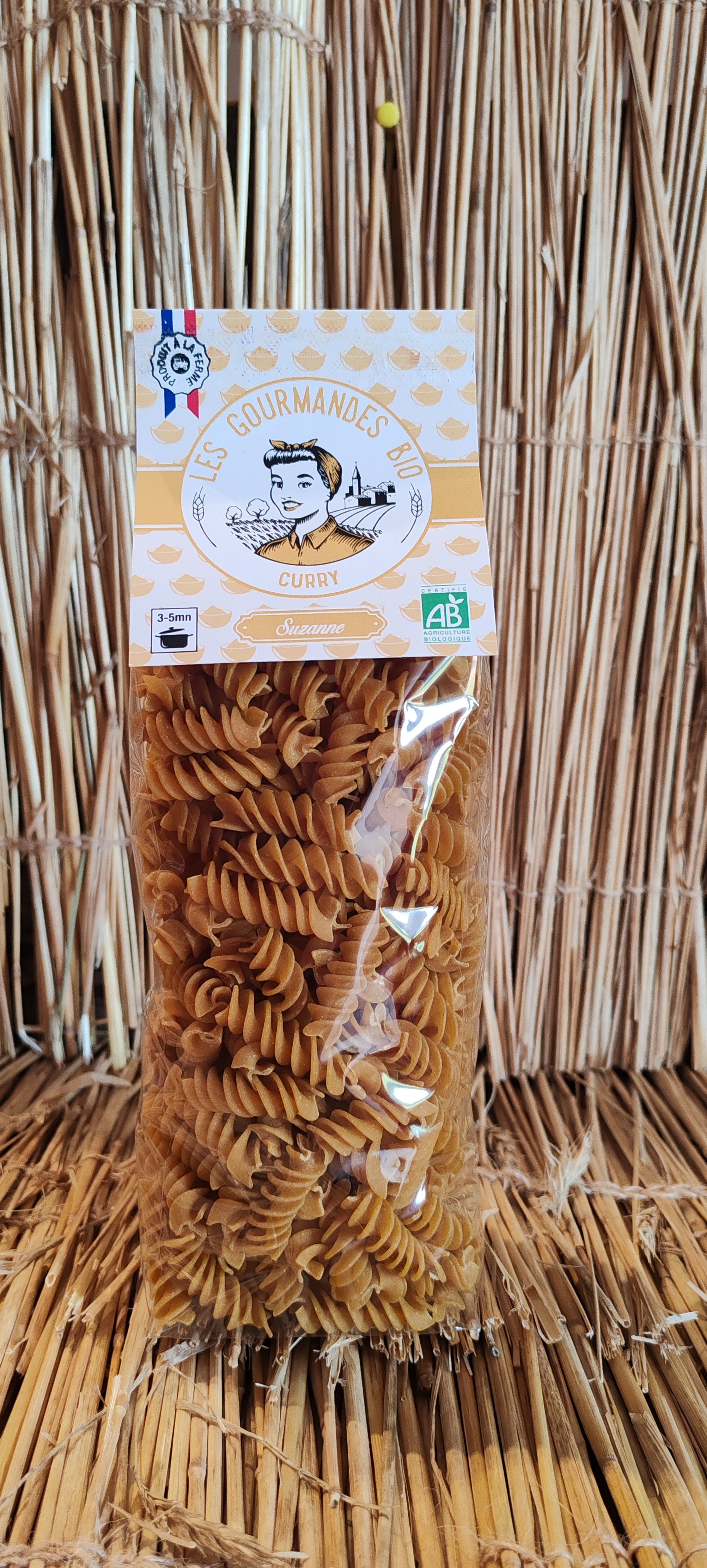 Pâtes Bio Locale Curry "Suzanne" - 240g