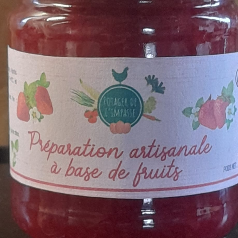 Préparation à base de fruits "FRAISES" - 200g