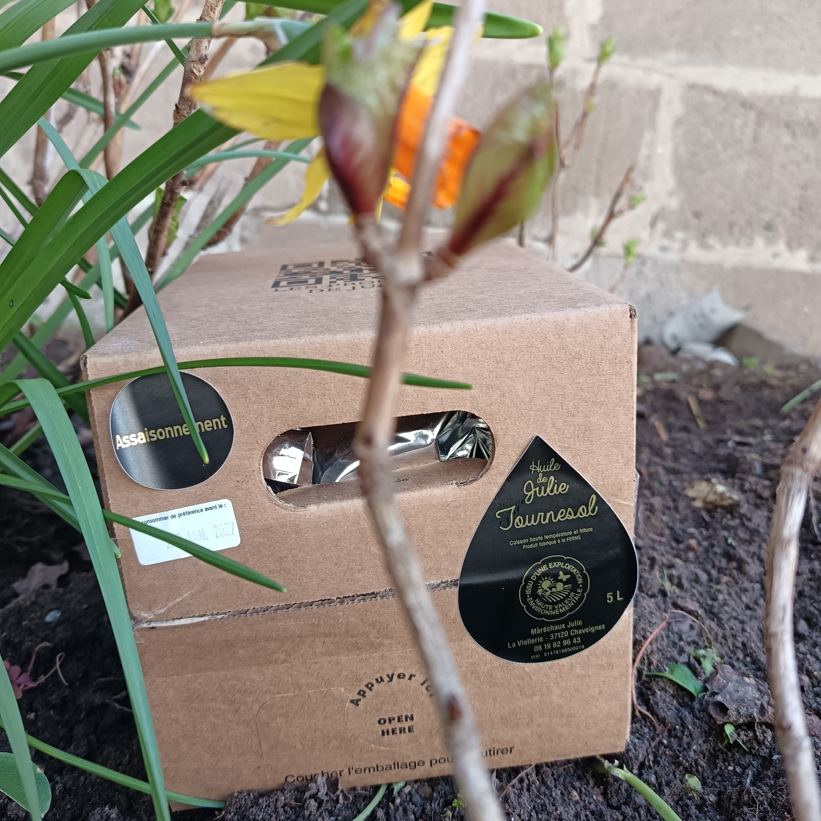 BIB 5 L d'Huile Tournesol Assaisonnement - 5l