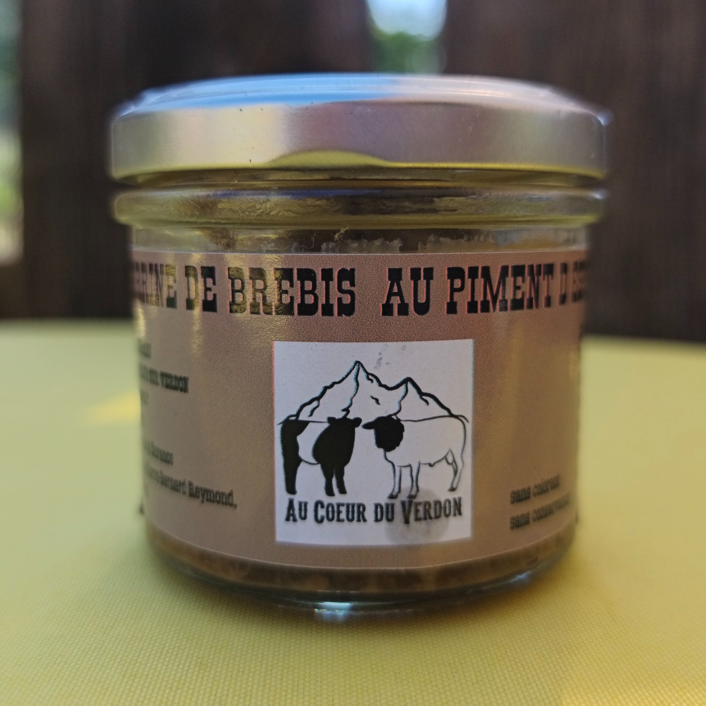 terrine de brebis au piment d' Espelette - 90g