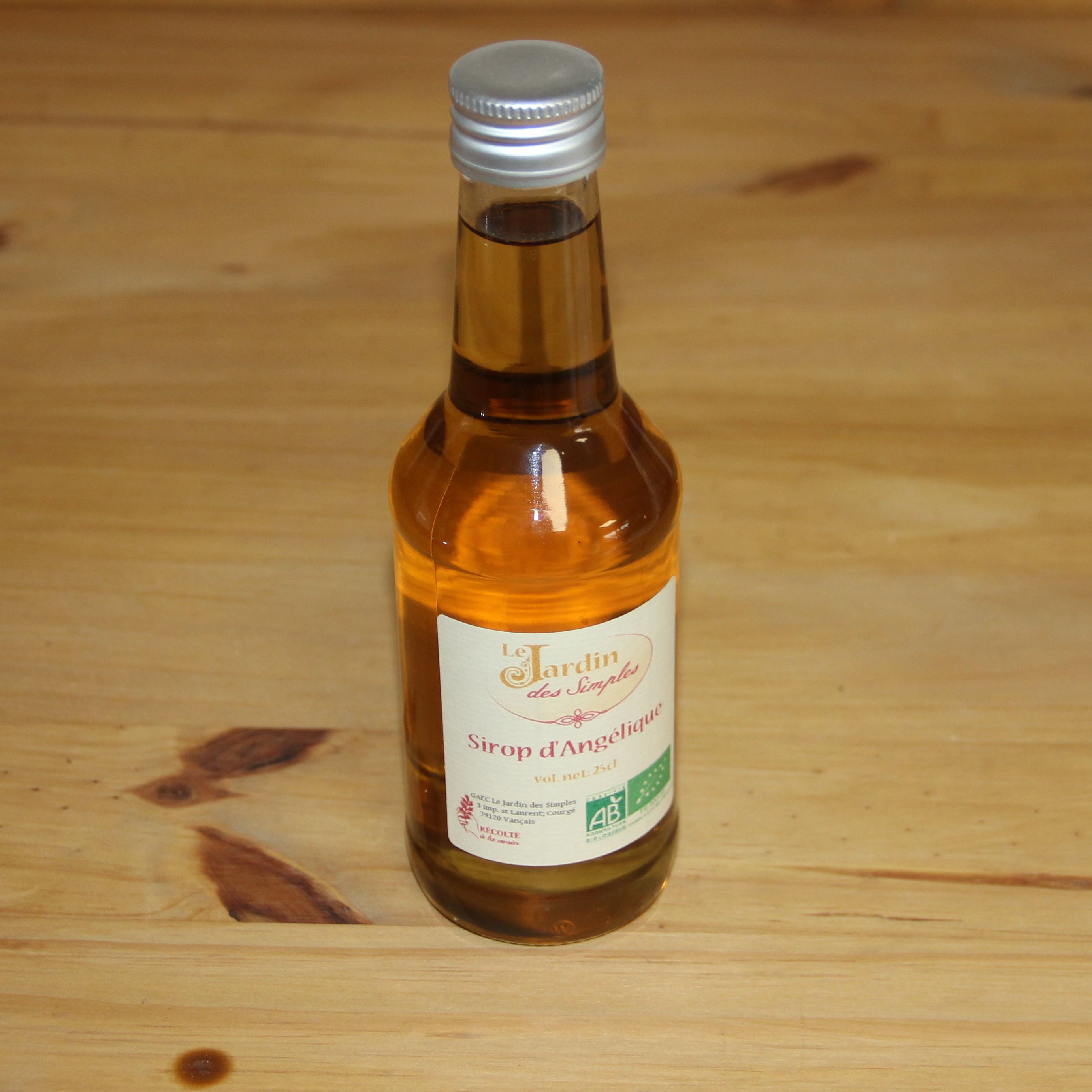 Sirop d'Angélique bio 25 cl