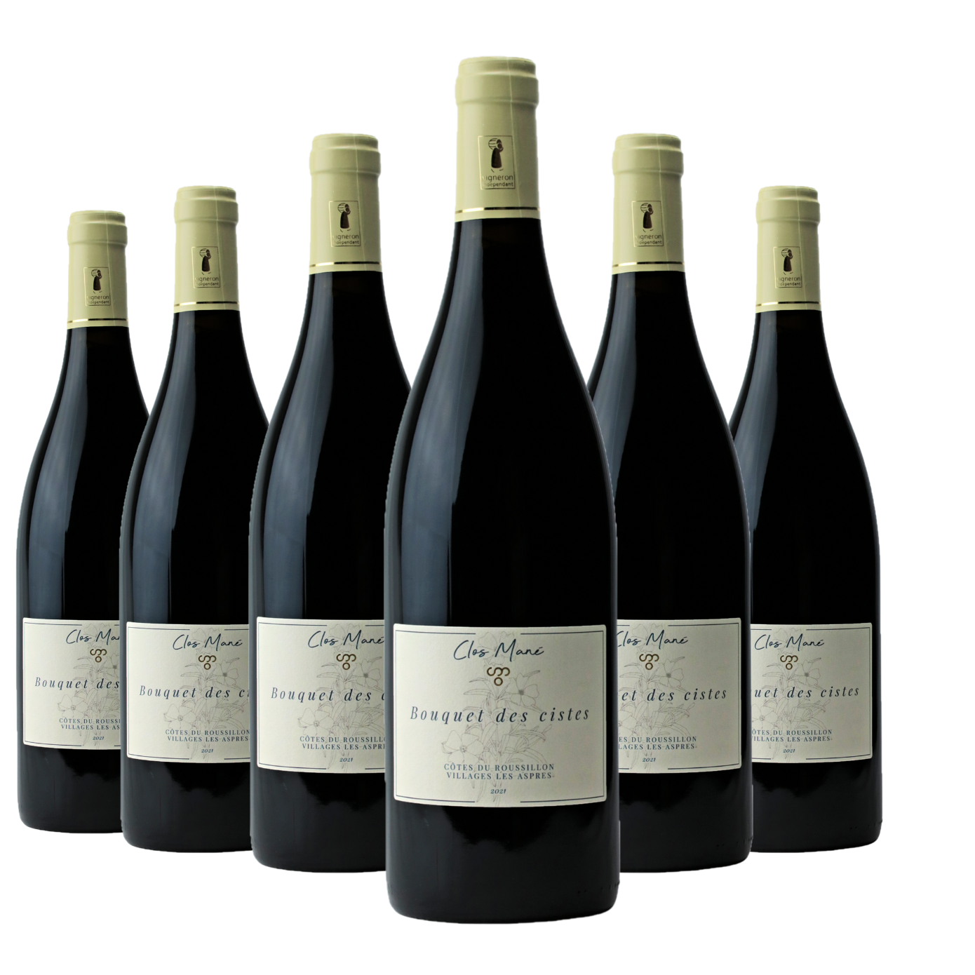 Bouquet des cistes *2021* x6 - Rouge Bio AOP Côtes du Roussillon
