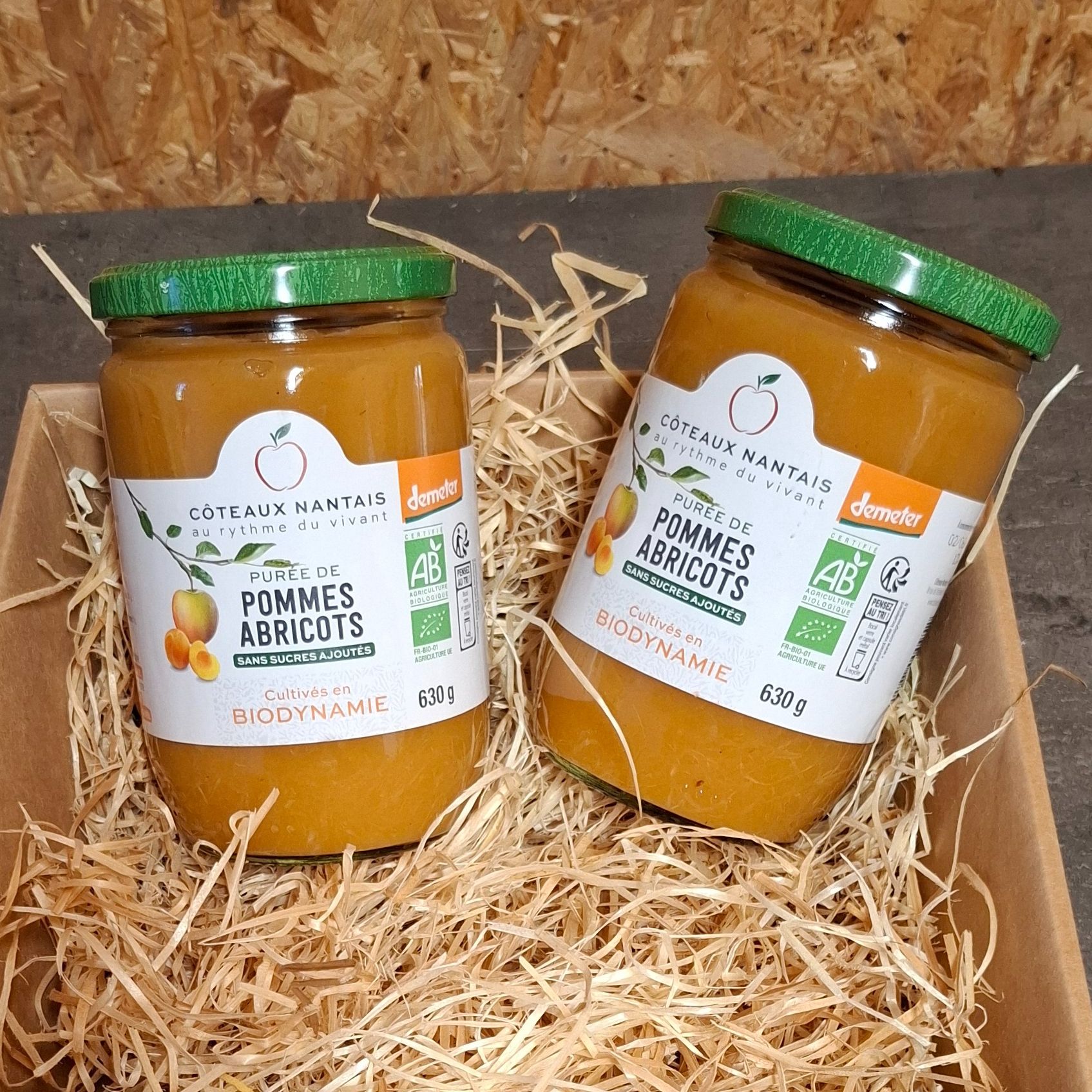 Purée de pommes abricots - 360g