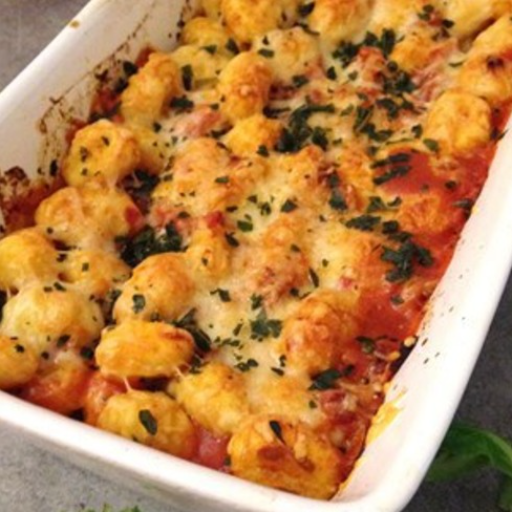 Gratin de gnocchis à la tomate, basilic et mozzarella 2,3 kg - 2,3kg