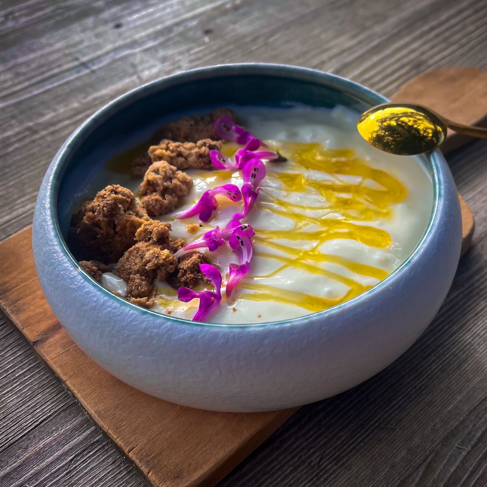 Yaourt fermier cannelle/gingembre  au lait de brebis - 580ml