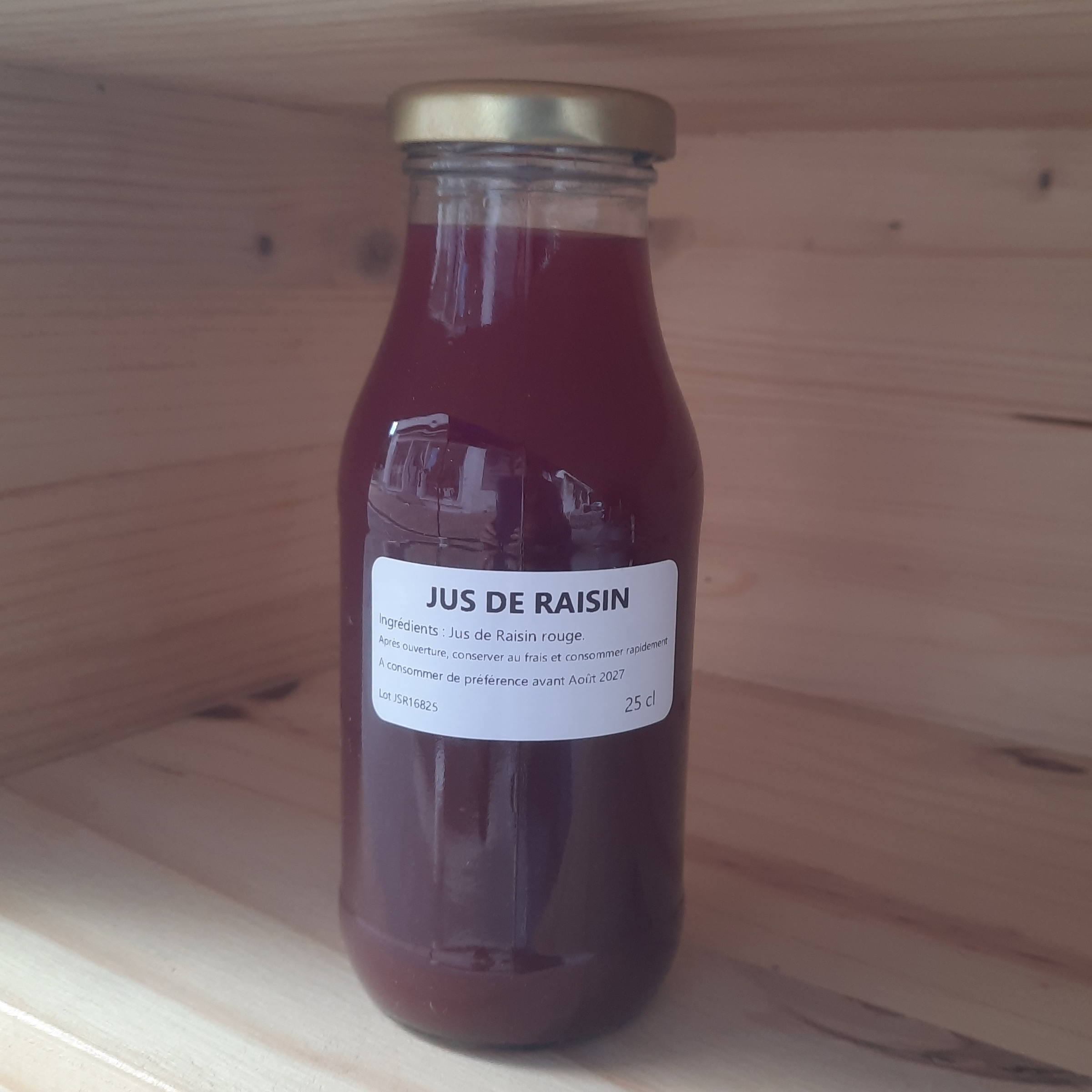 Jus de raisin rouge - 250ml
