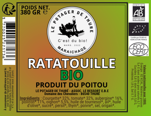Ratatouille BIO - 380g