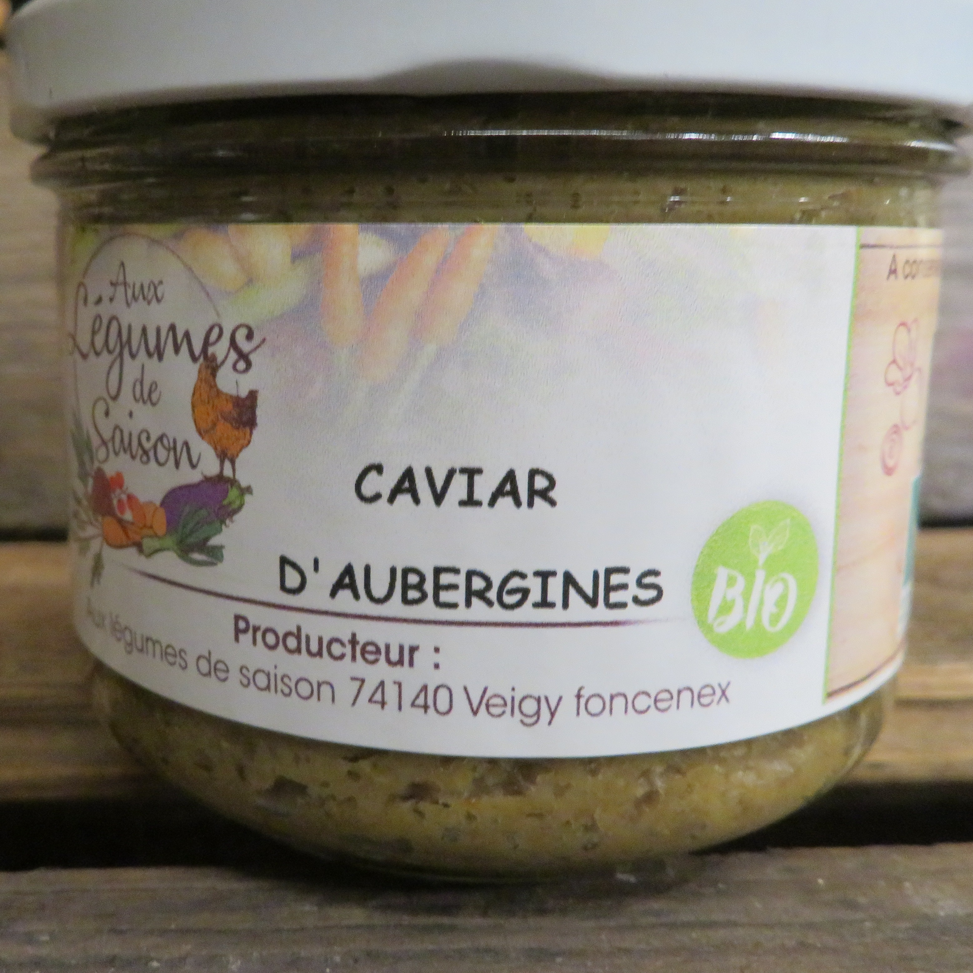 Caviar d'aubergines Bio
