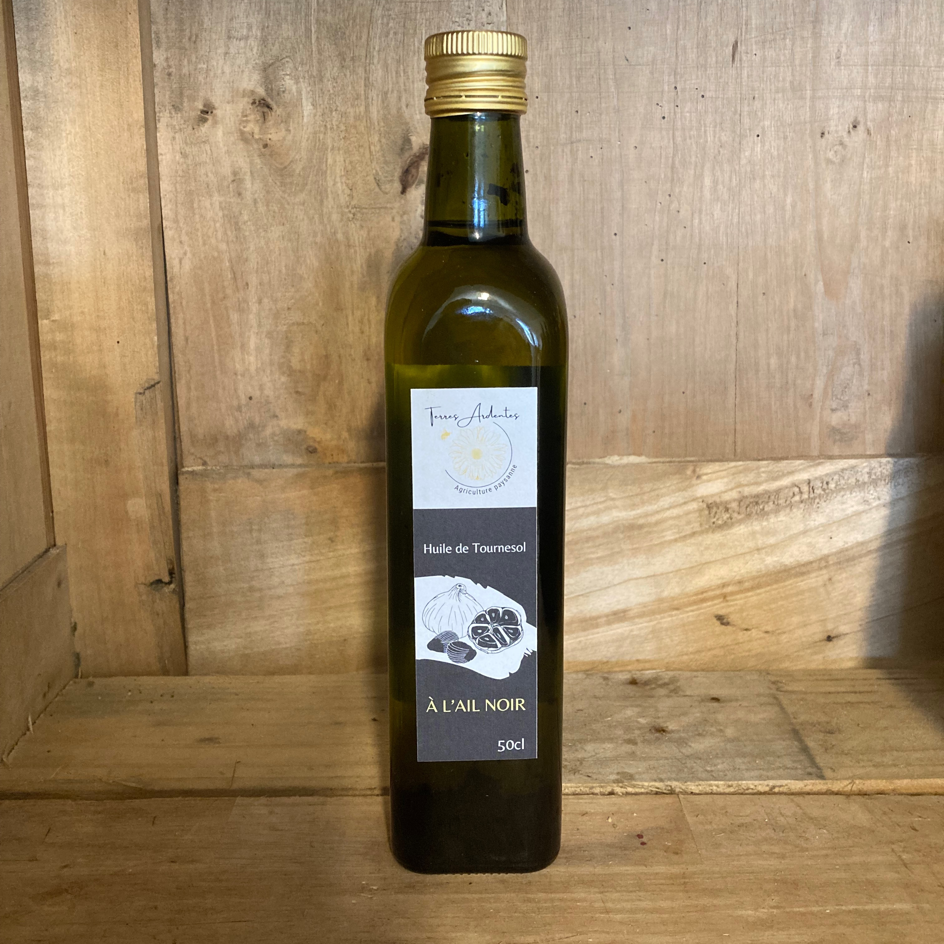 Huile à l'ail noir BIO 50cl