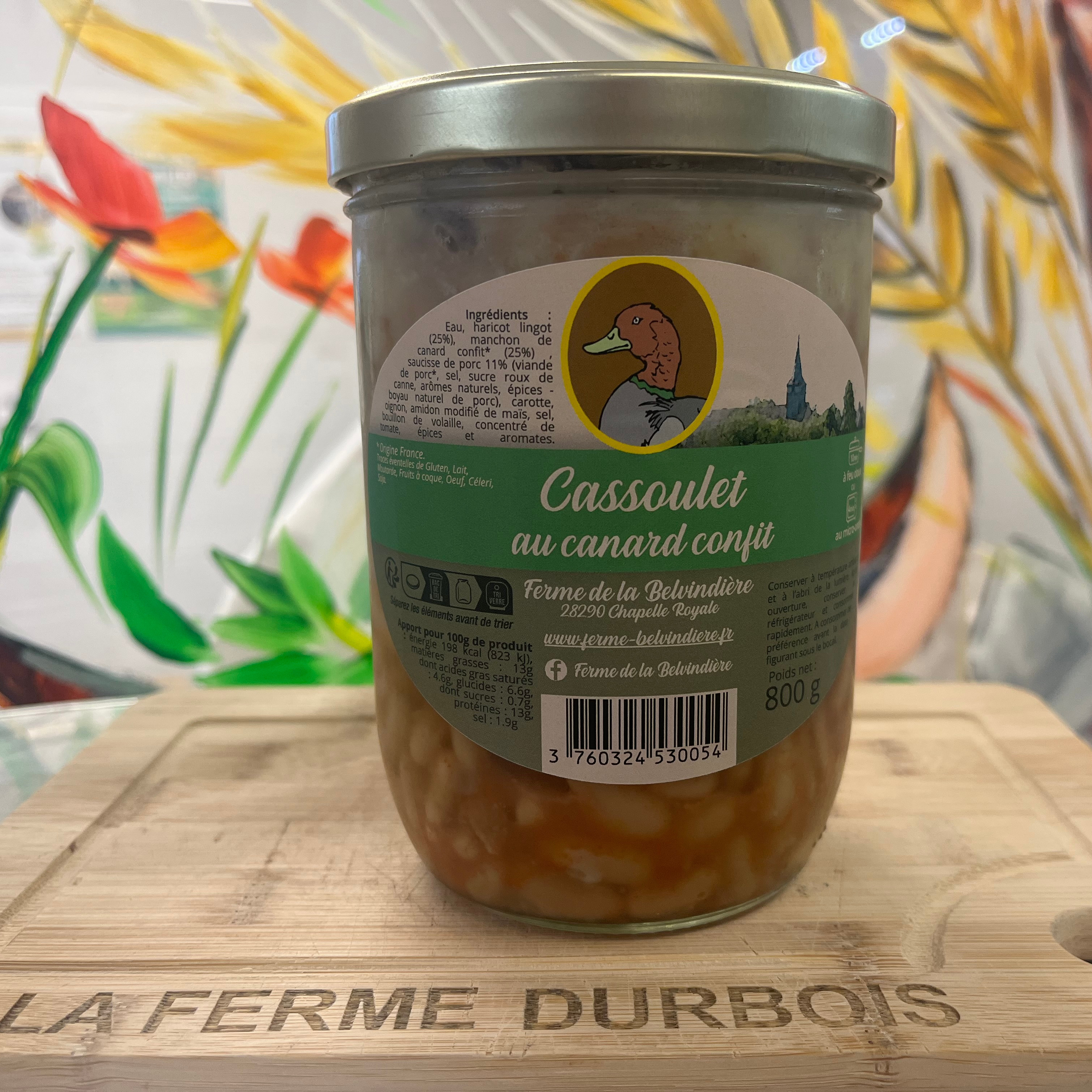 Cassoulet au canard confit - 800g