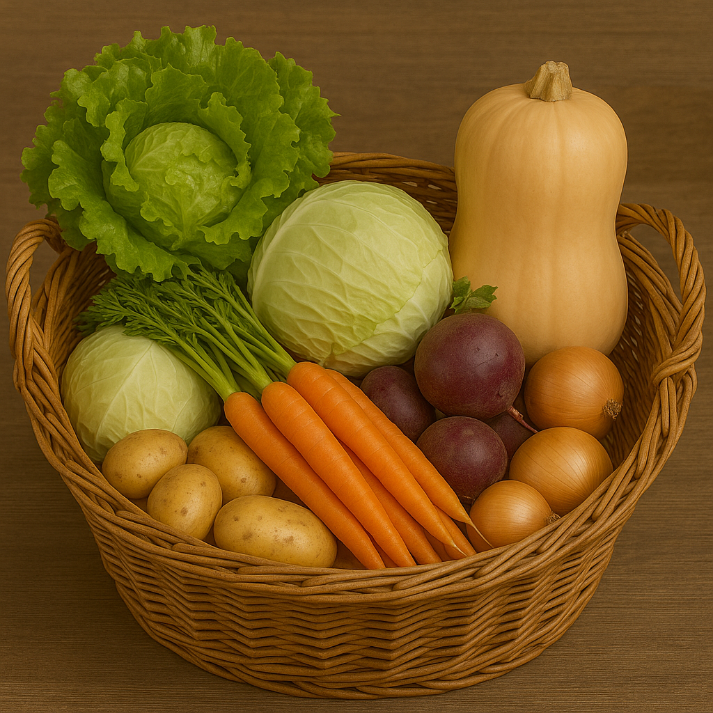 Panier de légumes à 20 €