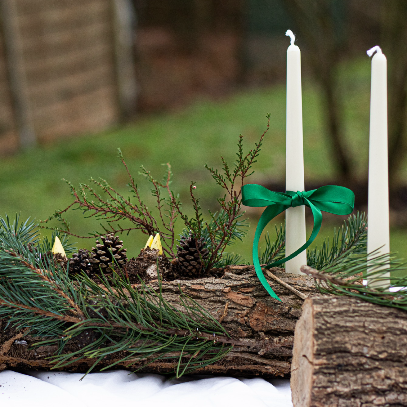 Centre de table buche 🪵