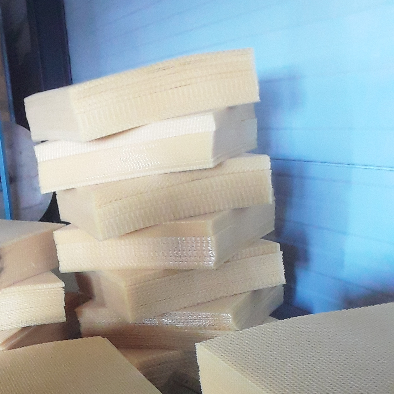 Cire gauffrée opercules