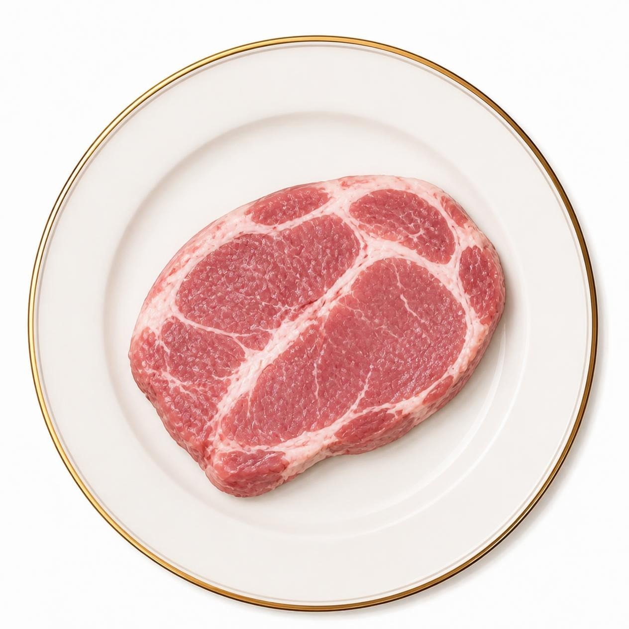 côtes de porc échine - 1200g