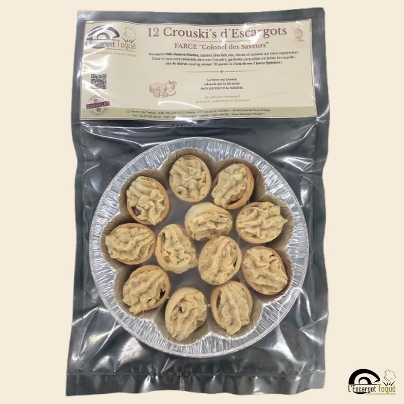 12 Crouski's Colonel des Saveurs en Assiette Alu - CRFCS12