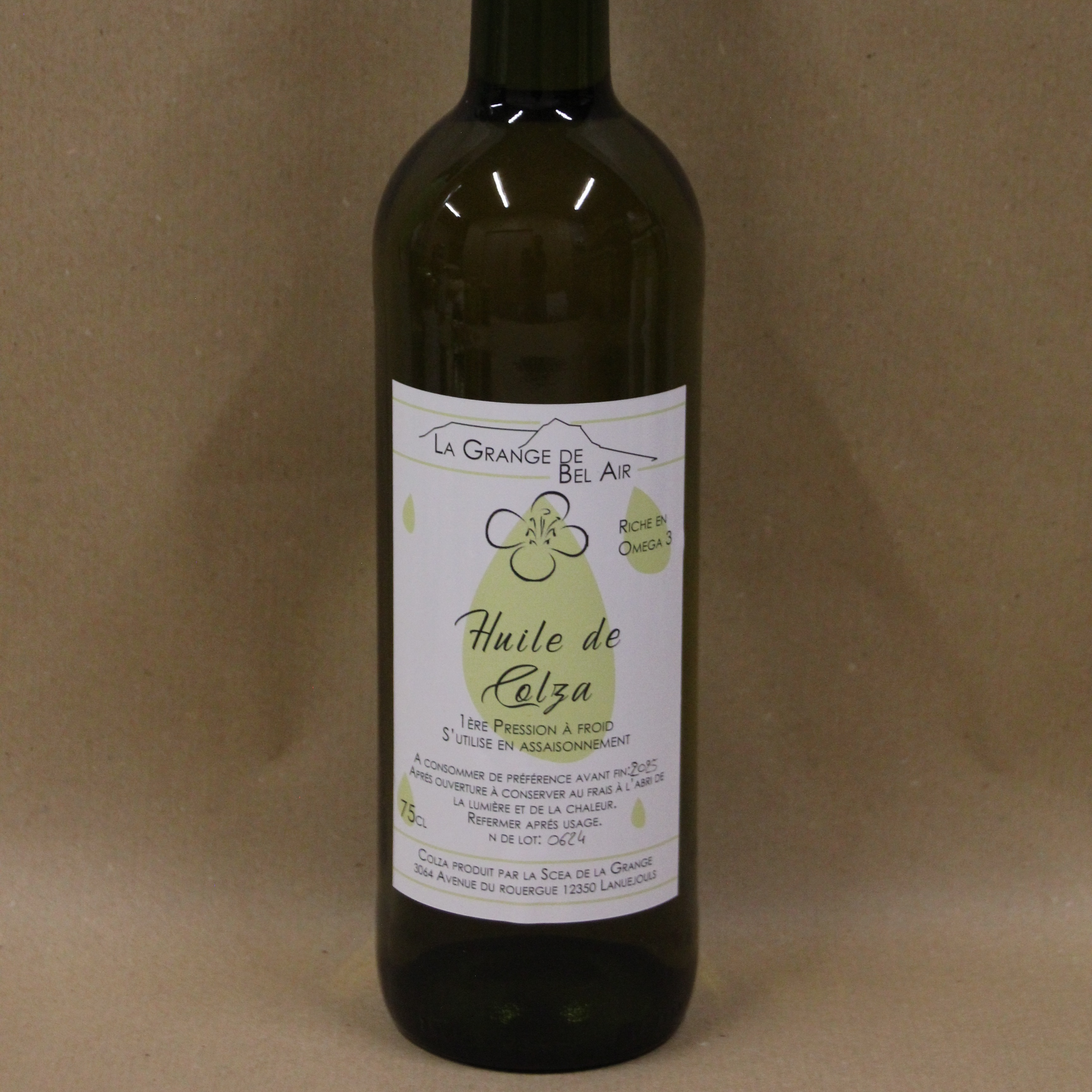 Huile de Colza vrac - 0,75l