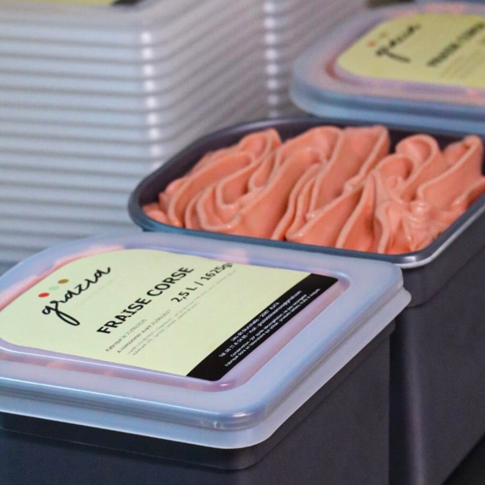 Sorbet artisanal corse Grazia 2,5 L