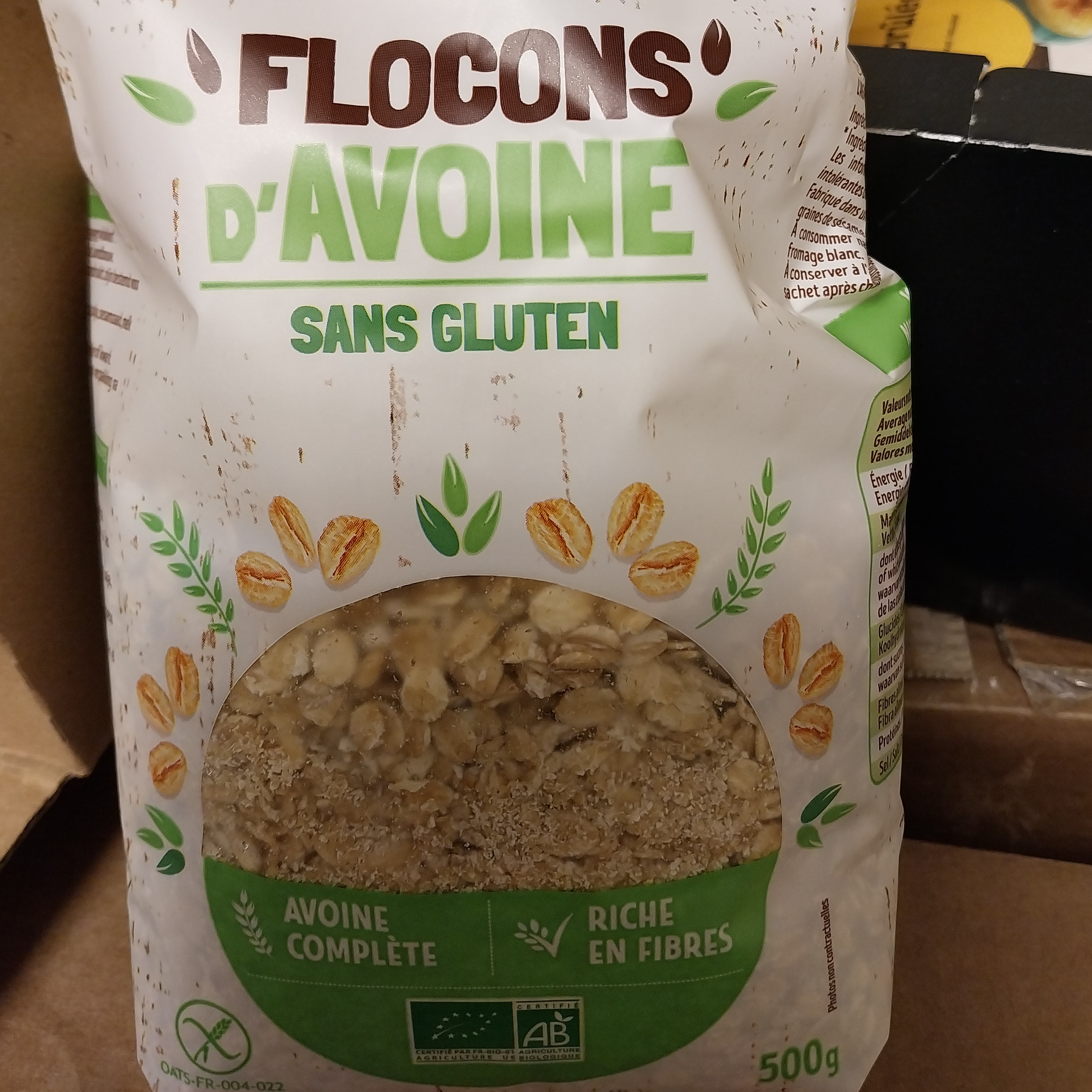 Flocon d'avoine - 0,5kg