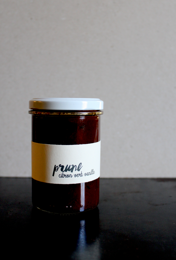 CONFITURE PRUNE CITRON VERT VANILLE BIO - 240g