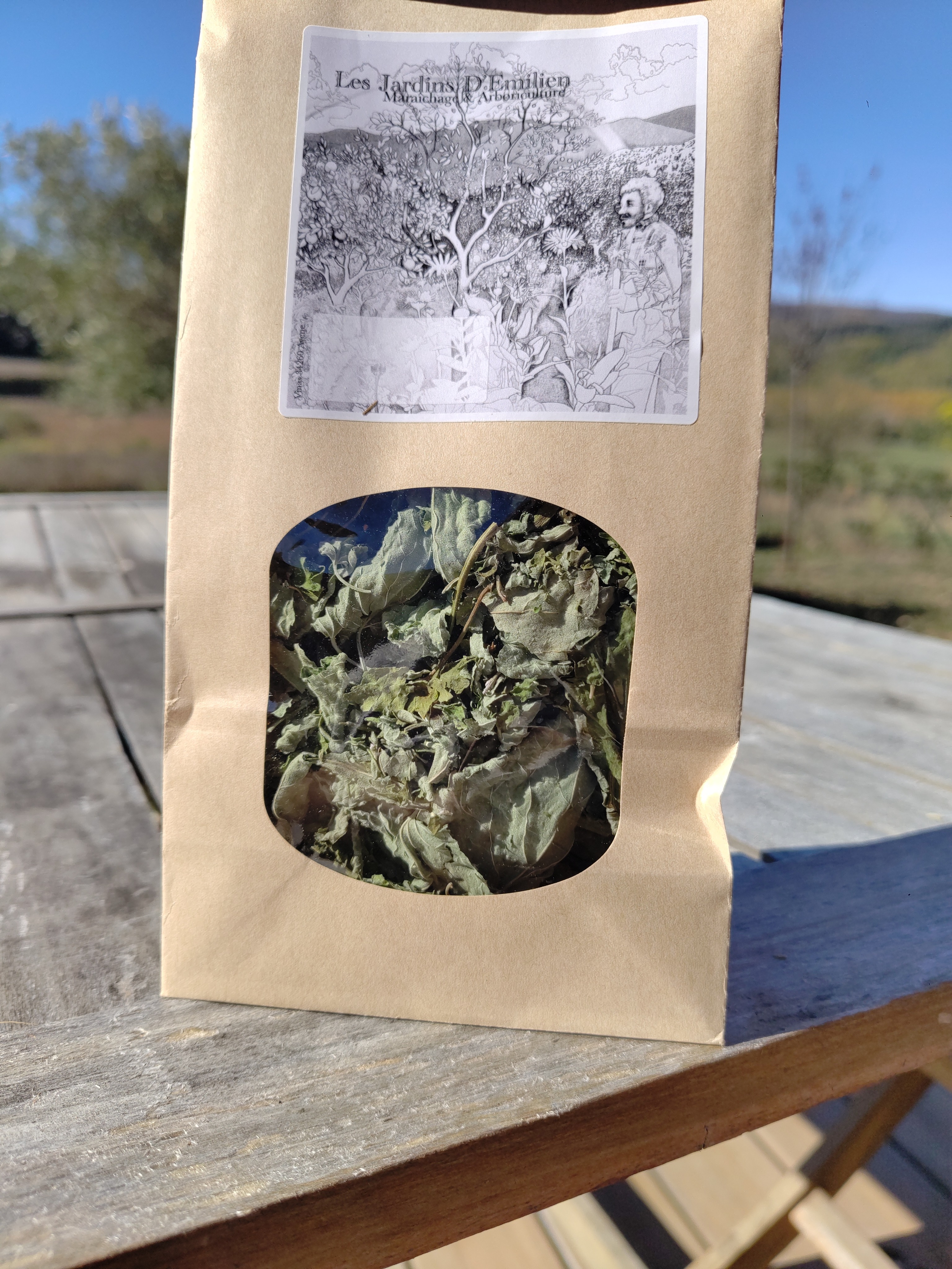 Tisane feuille et fleurs D'Agastache