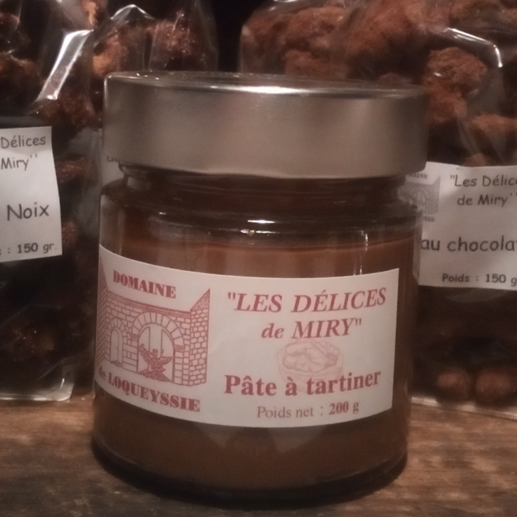 Pâte à tartiner chocolat/noix - 200g