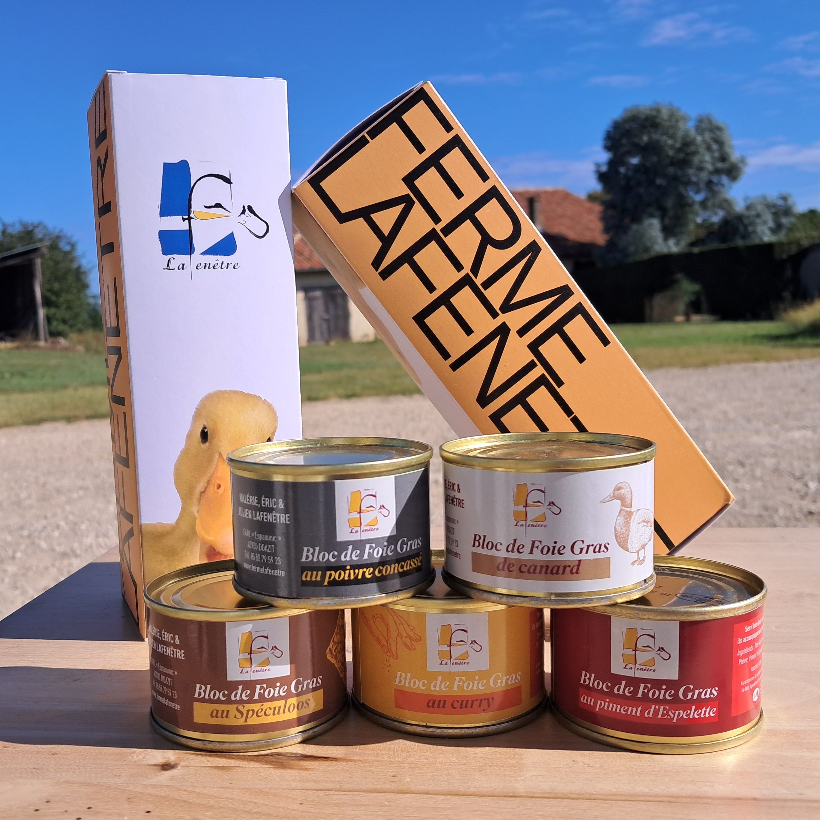 OFFRE 5 Blocs de foie gras + coffret