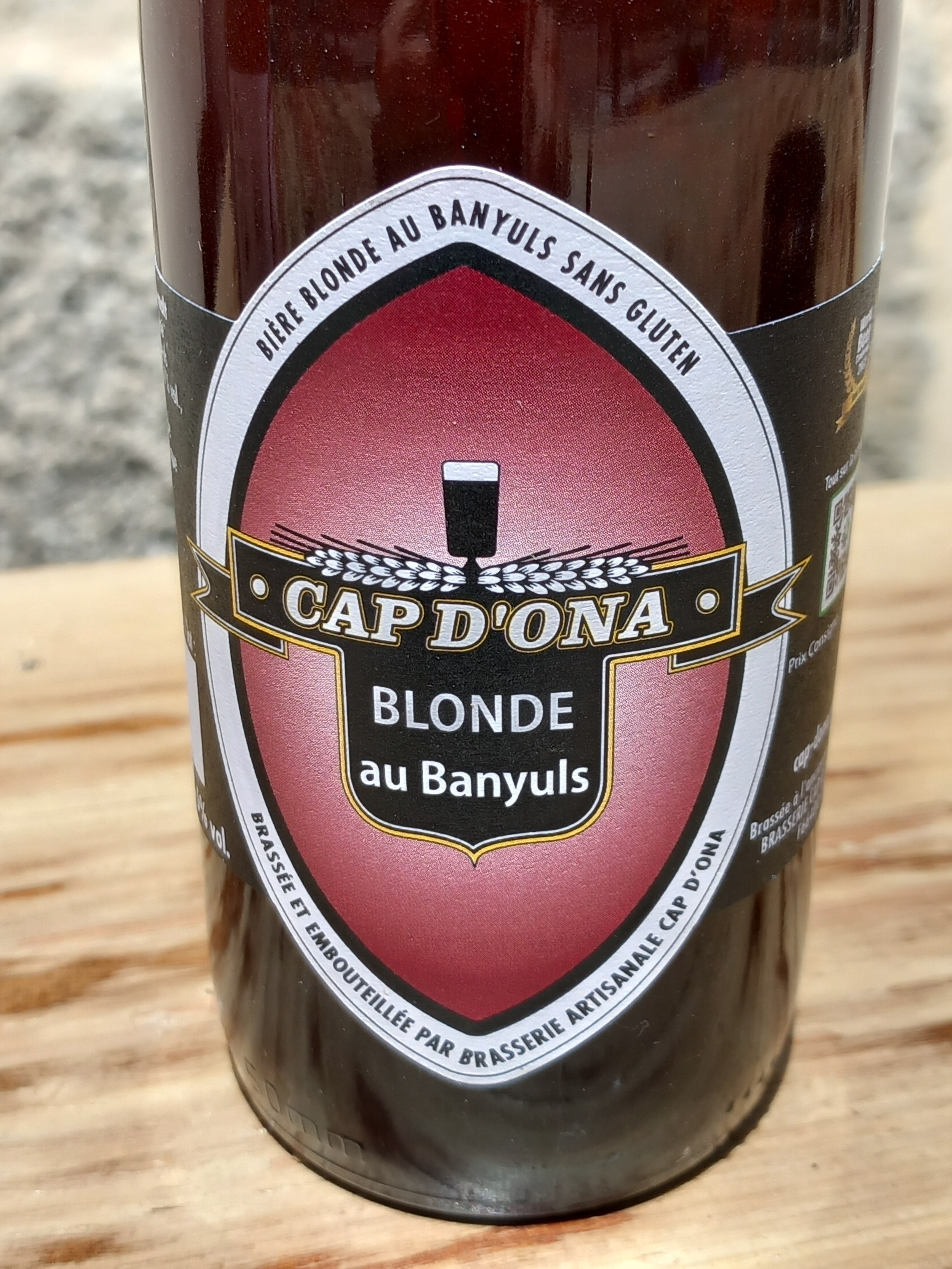 Bière blonde au BANYULS