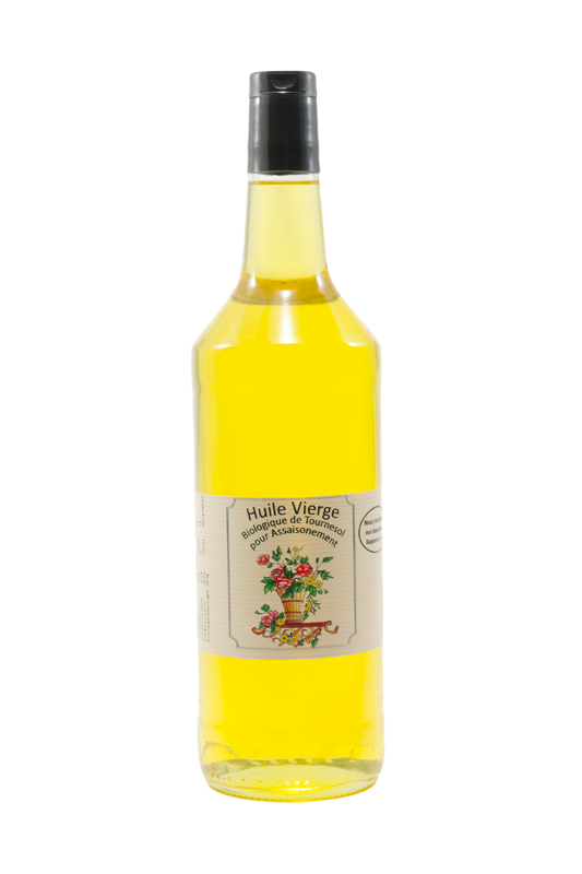 Huile vierge de tournesol pour assaisonnement 100cl