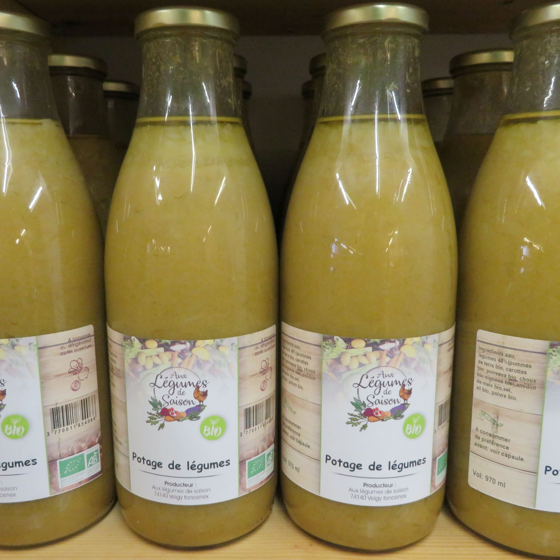 Potage de légumes Bio