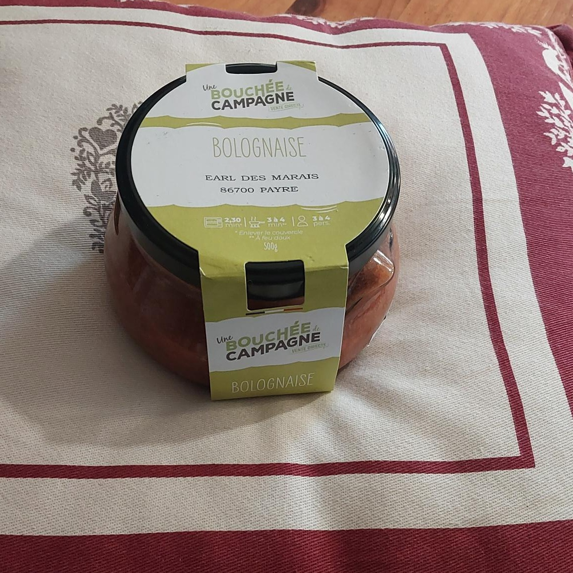 Bocal Bolognaise non Bio - 500g