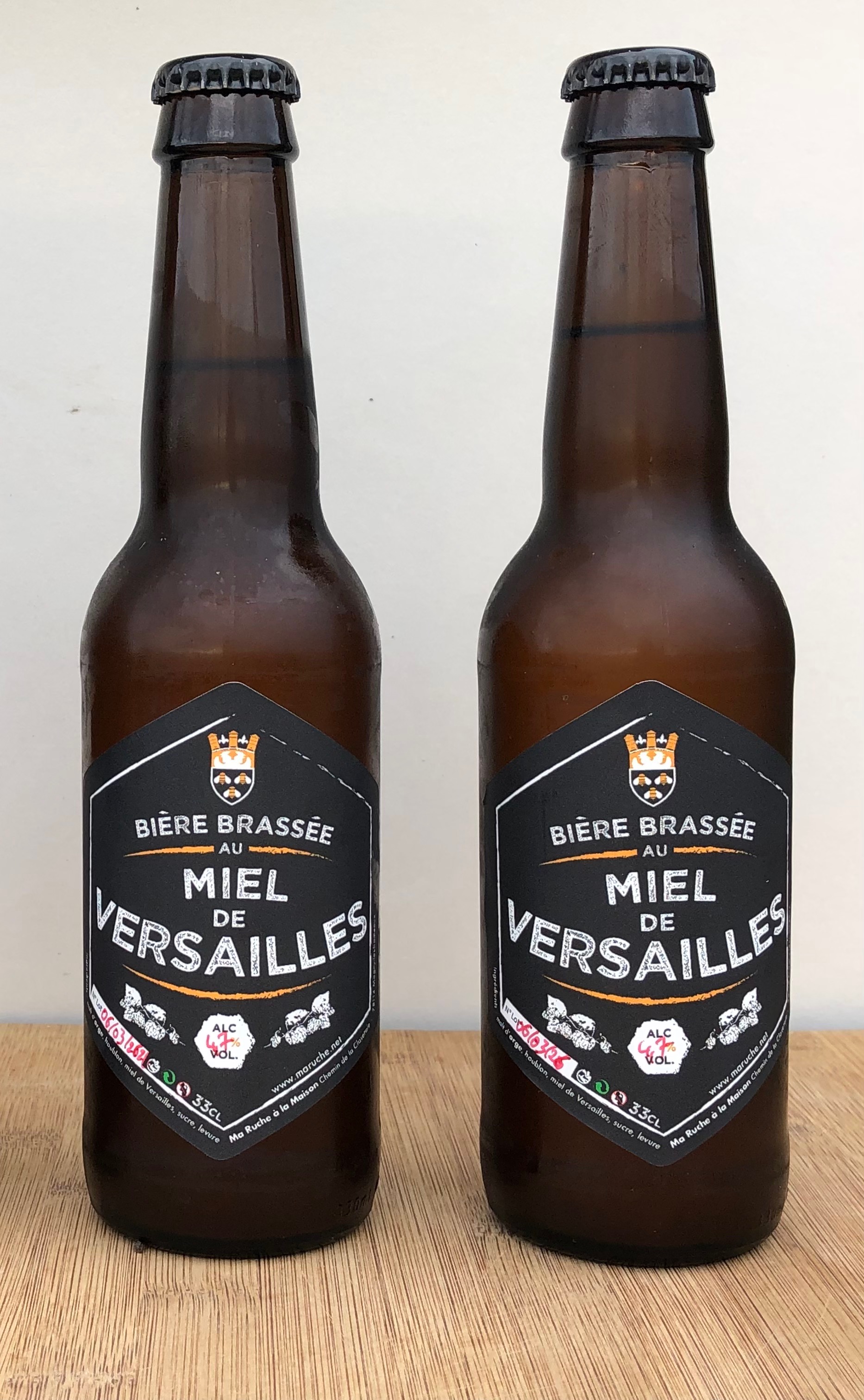 BIÈRE brassée au miel de Versailles 33cL