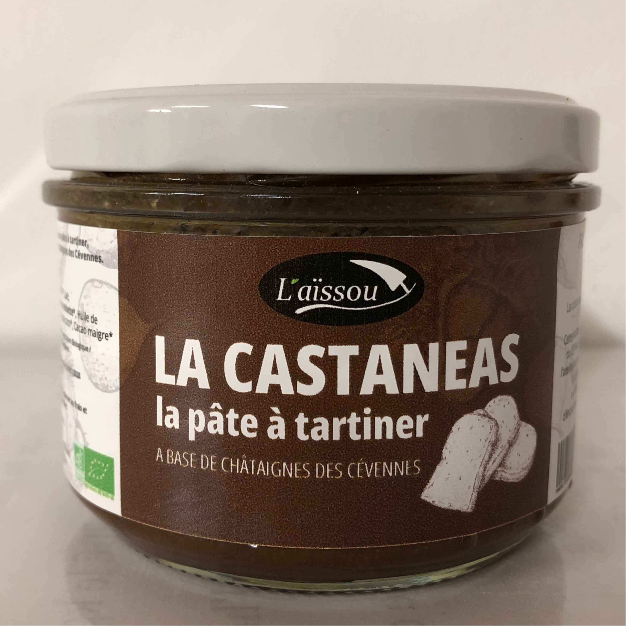 Pâte à tartiner "La Castaneas" Bio - 250g