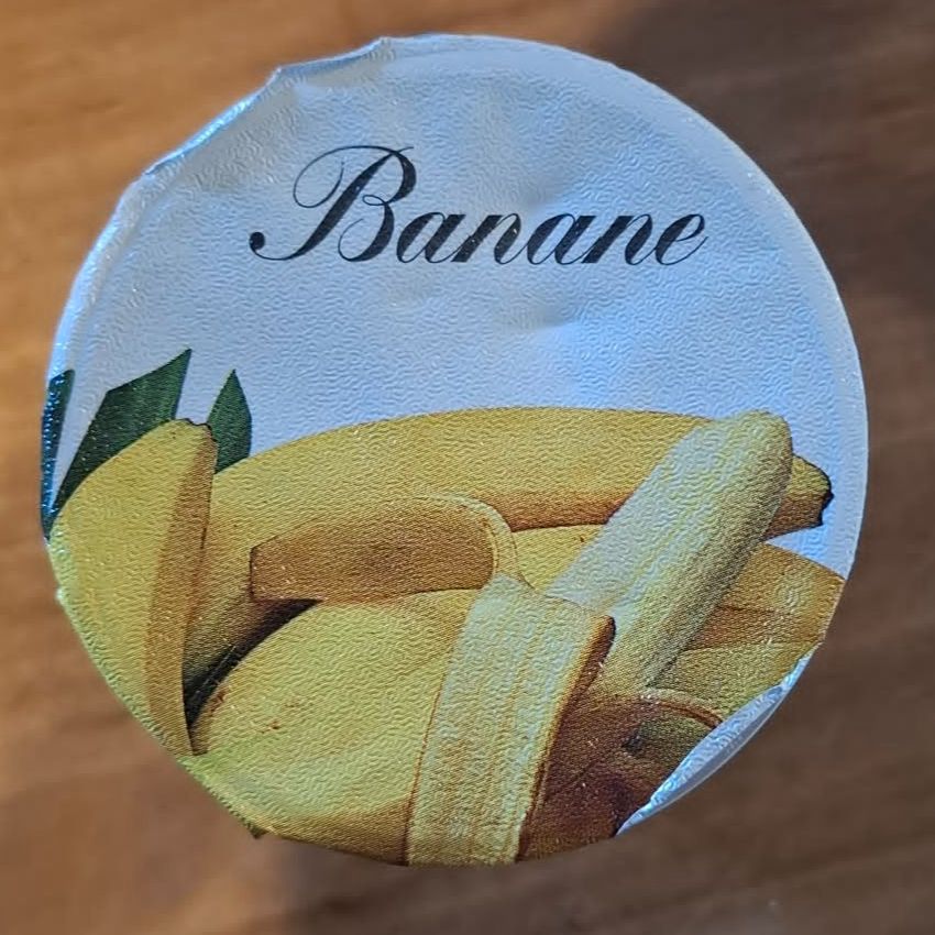 Yaourt BANANE 125g - (L'ESPRIT NORMAND)- revente - 125g