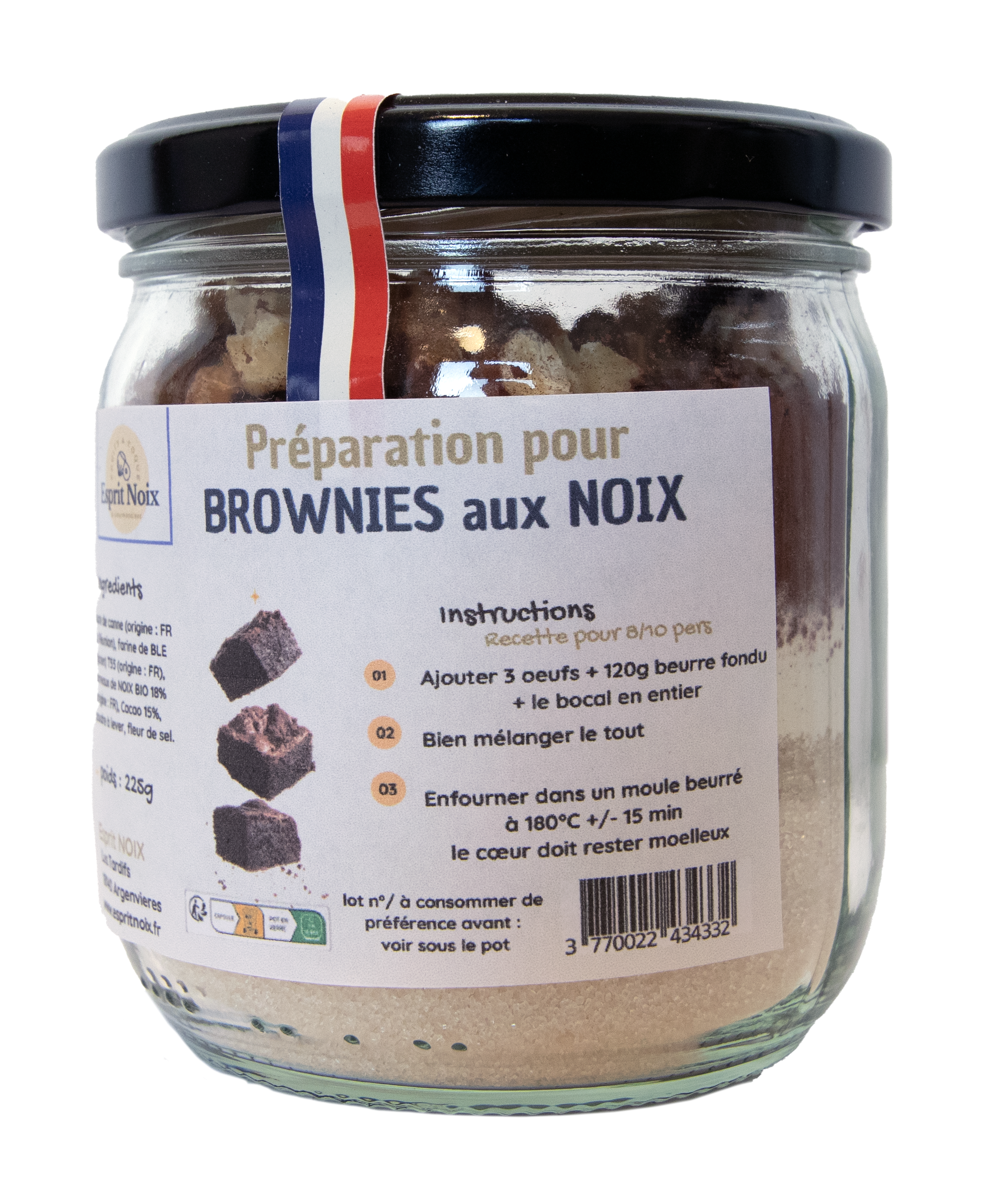 Préparation Brownies 225G - 225g
