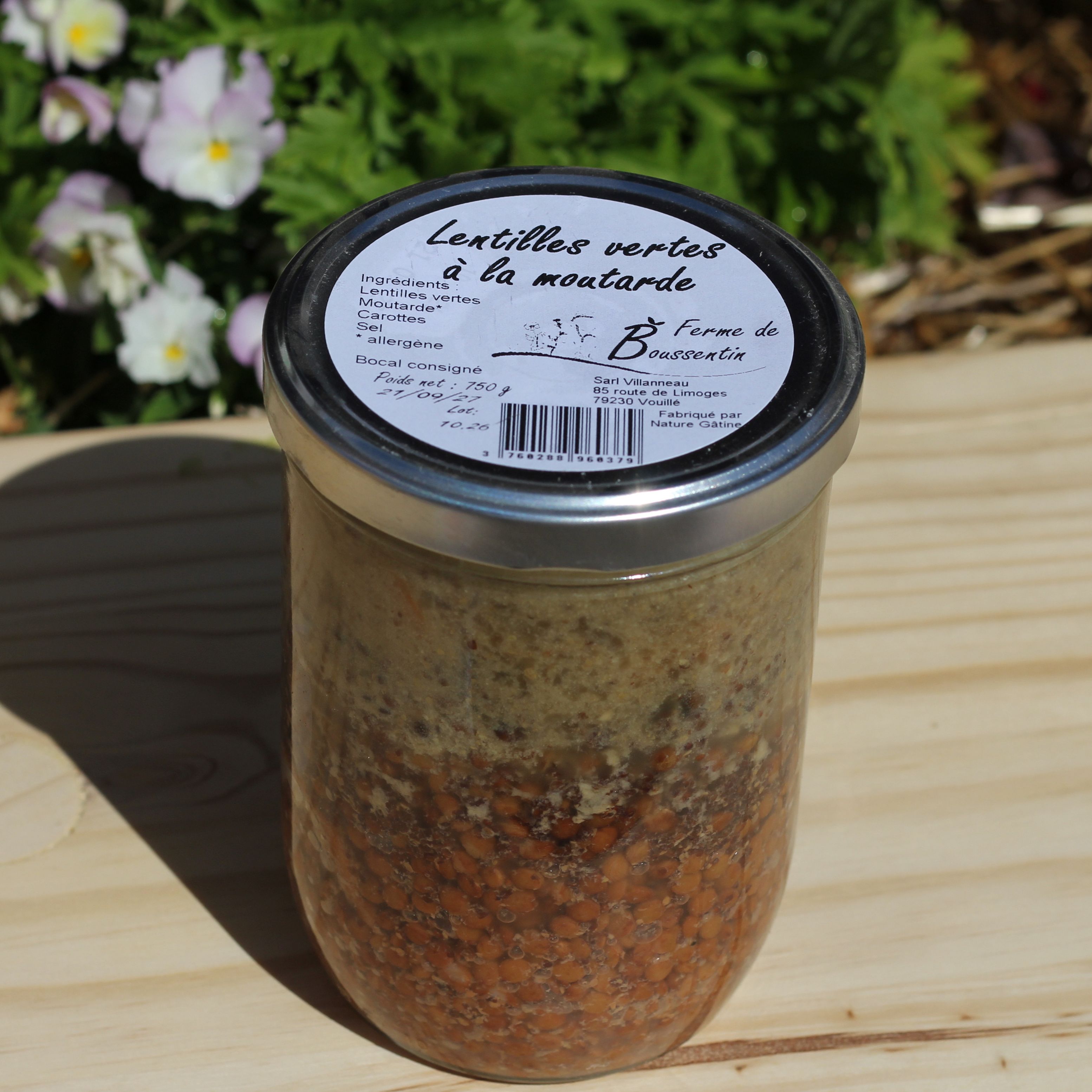 Lentilles à la moutarde 720 g