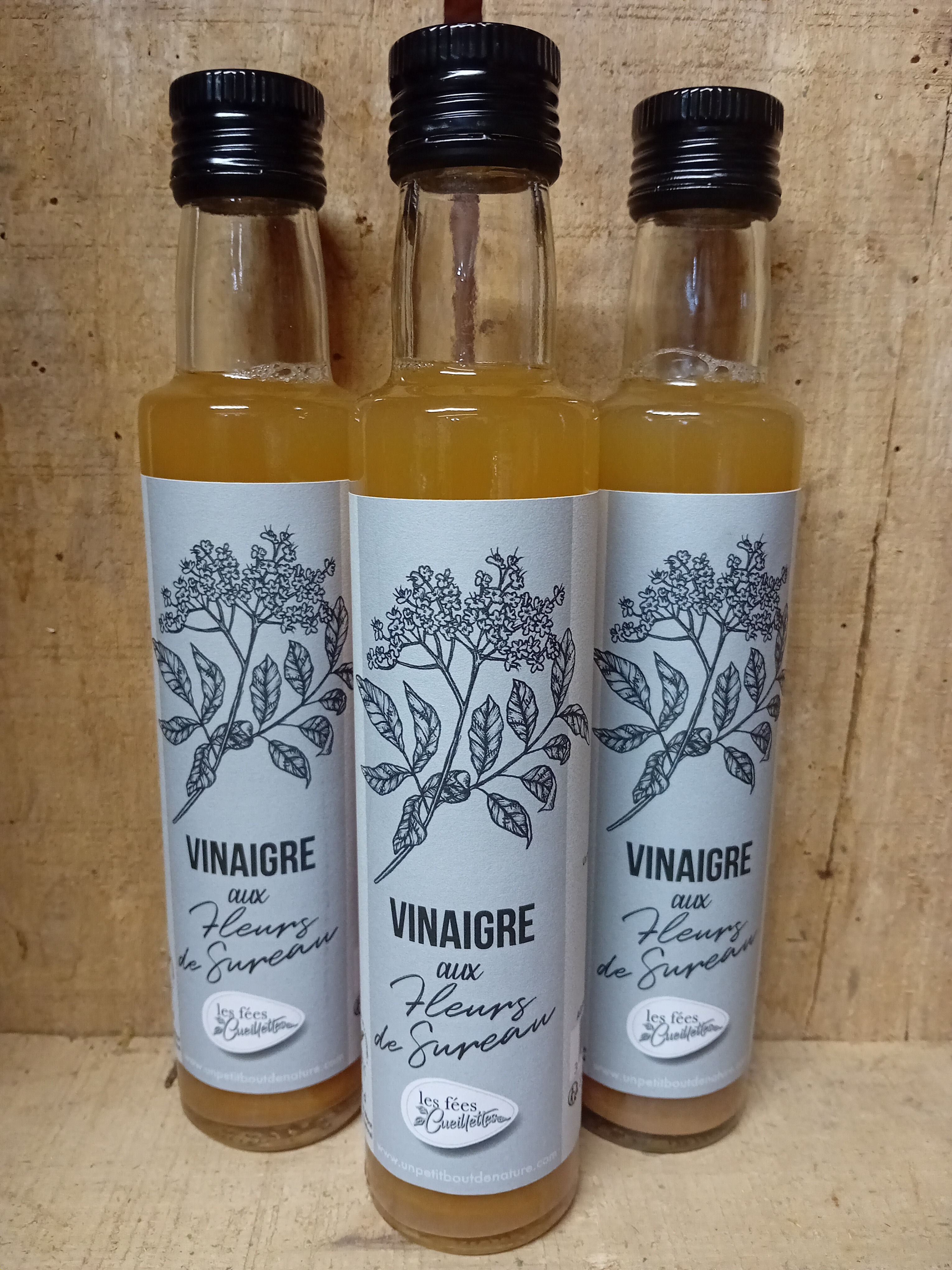 Vinaigre aromatisée aux fleurs de Sureau - 250ml