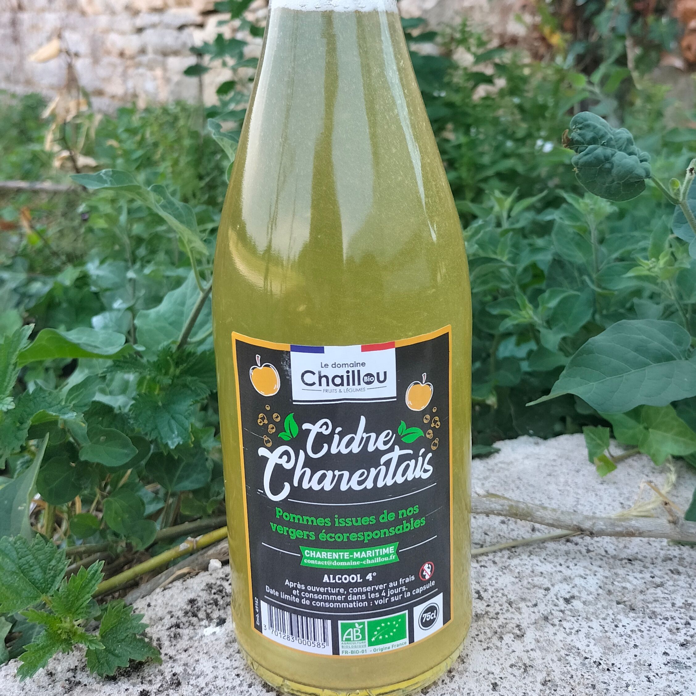 Cidre charentais bio - 750ml