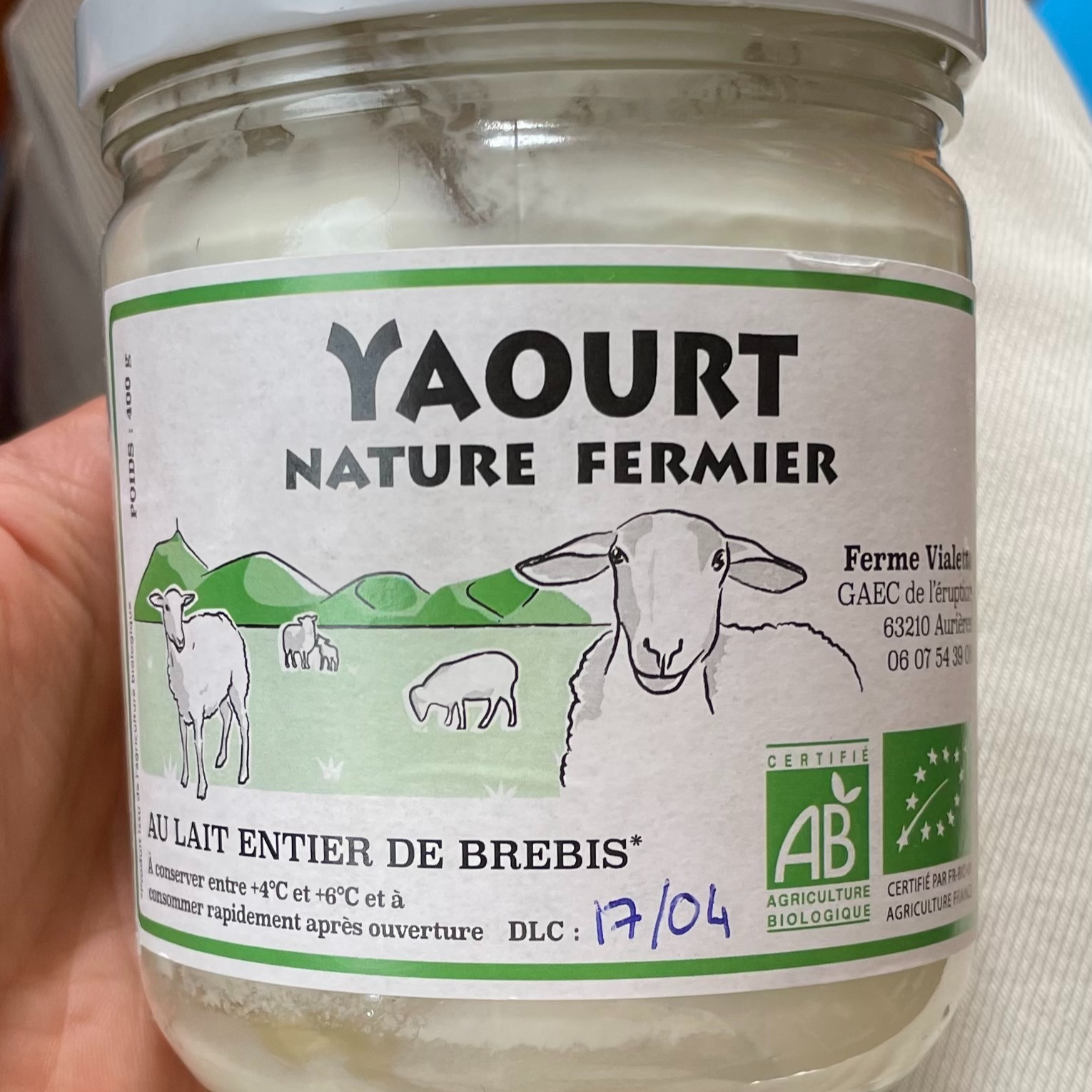 Yaourt de brebis