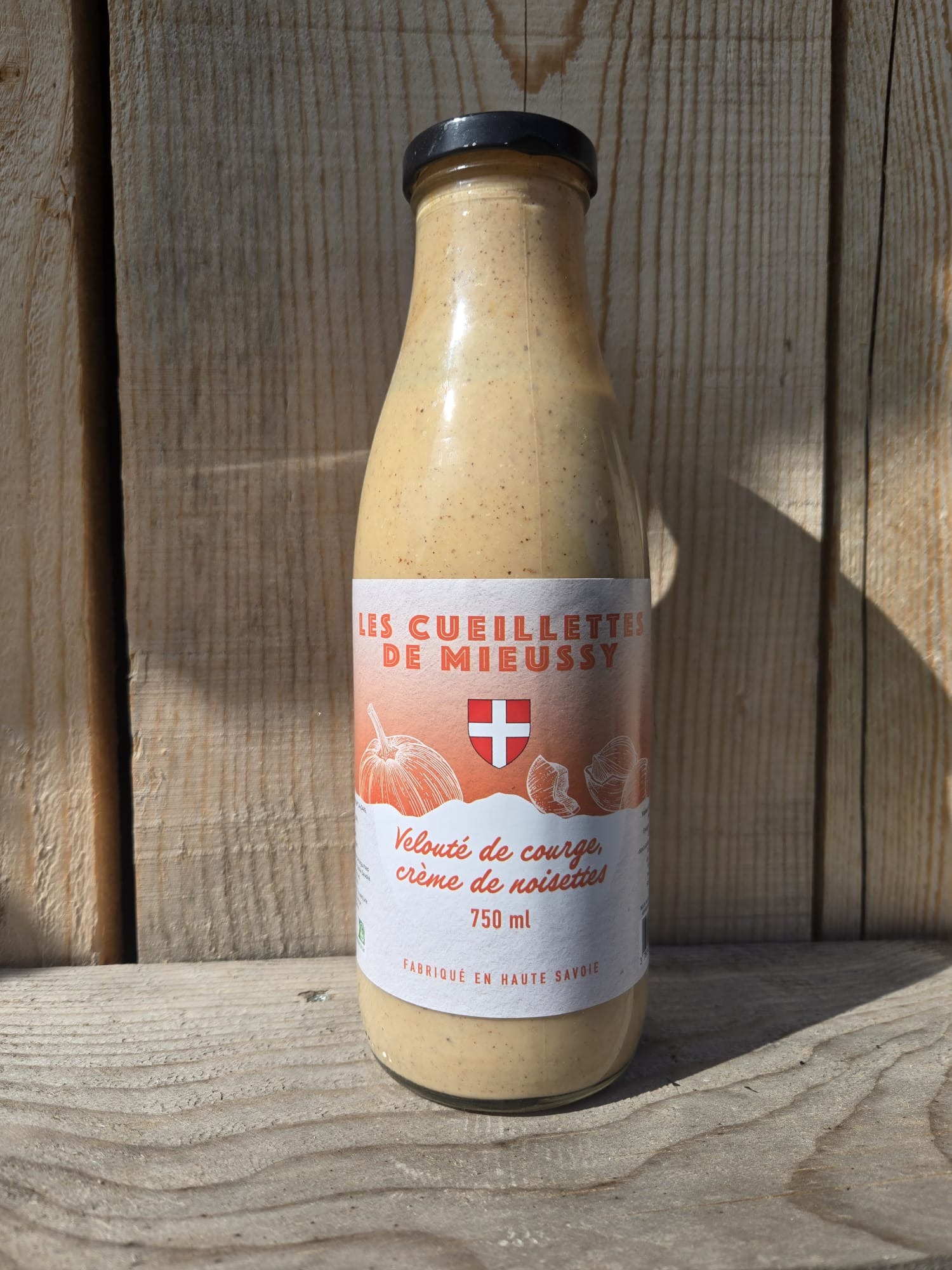 Velouté Courges Crème Noisettes 750 Ml Cdm