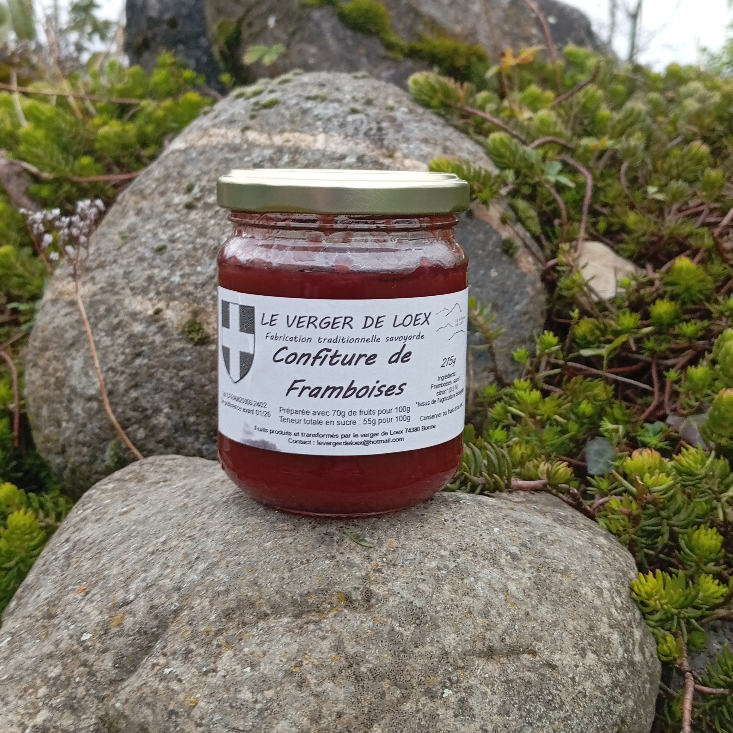 Confiture de framboise BIO - 230 ml - 230ml