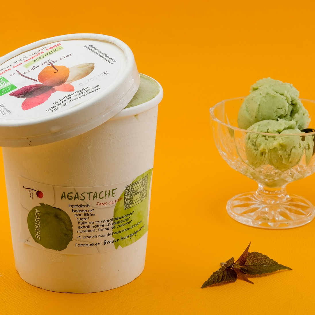 Glace Agastache Boisson Riz