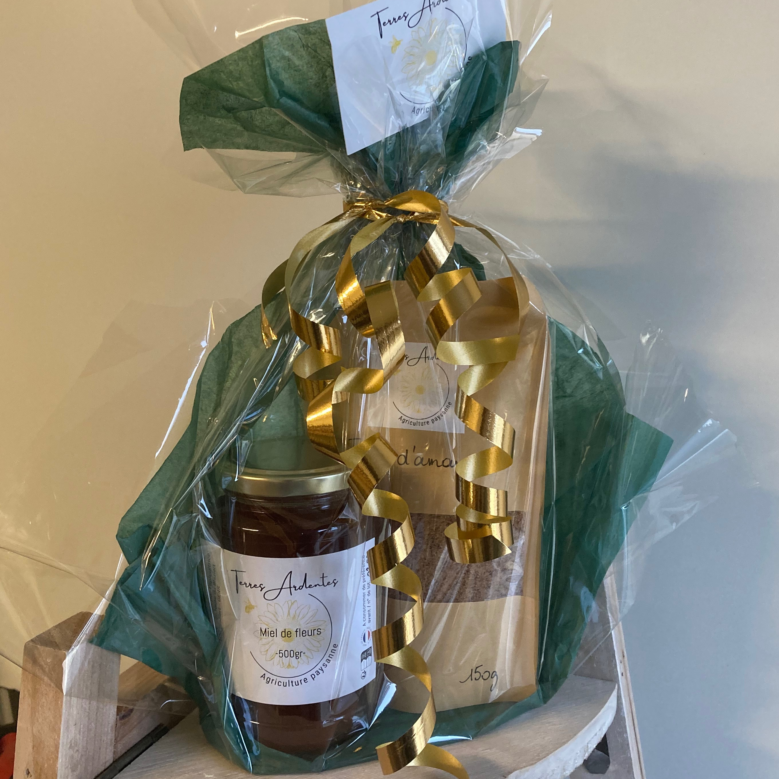 Coffret GOURMAND: farine d'amande et miel - 700g