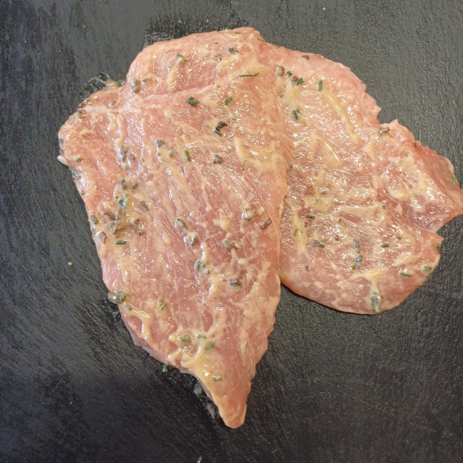 Escalope de porc crème girolles x2 - 250g