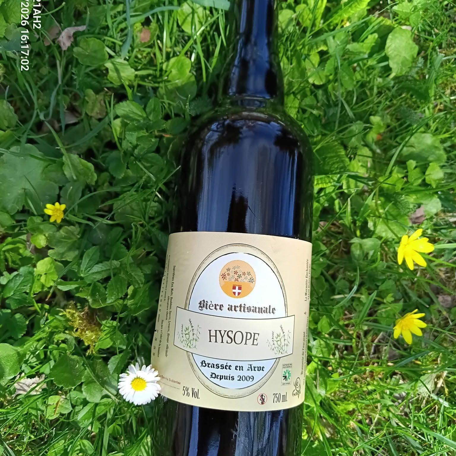 Bière à l'Hysope - 0,75l