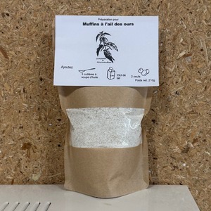 Préparation pour Muffins salé à l'Ail des Ours - 210g