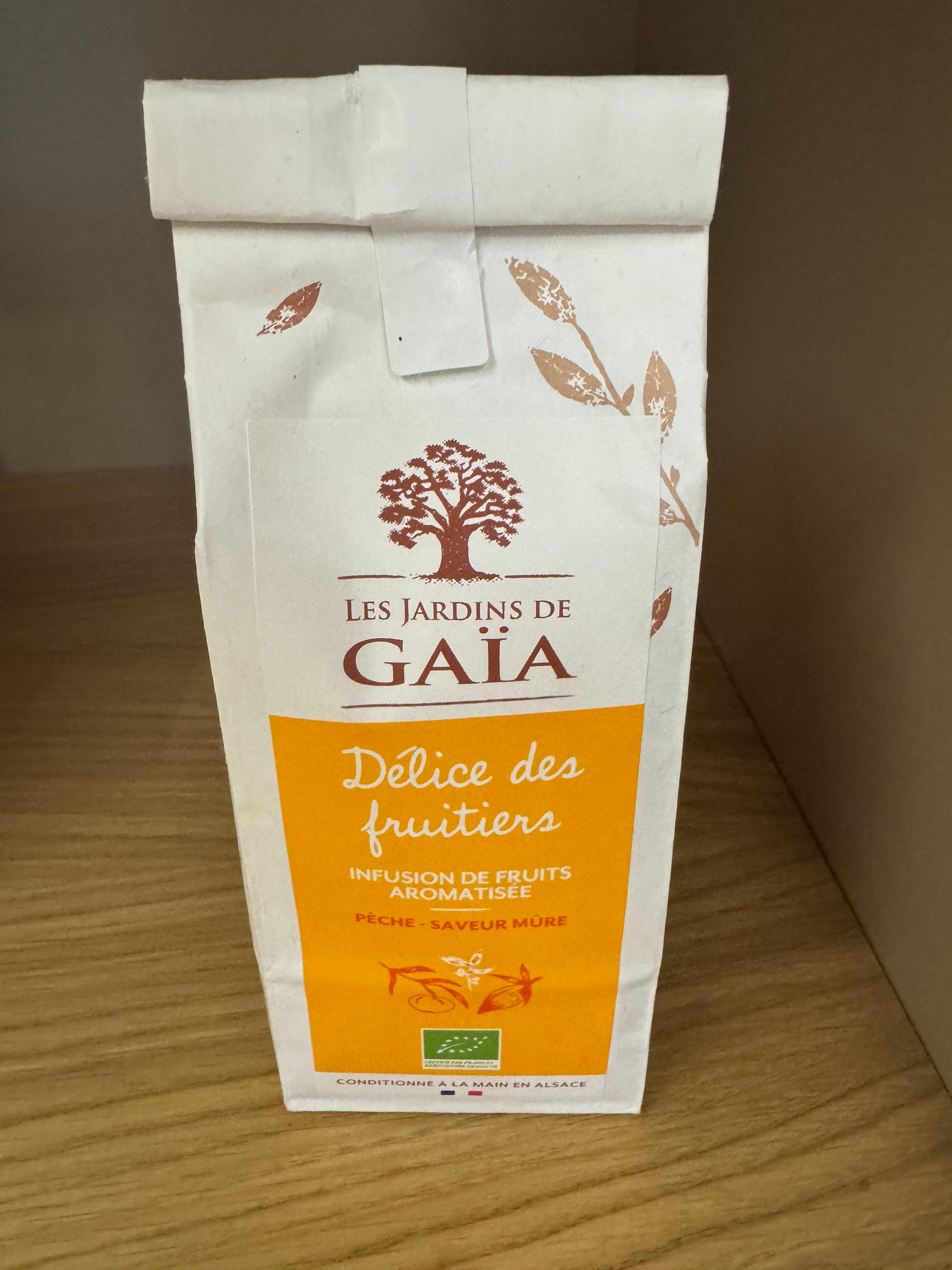 Infusion de fruits aromatisés Gaia - Délices des fruitiers - 100g