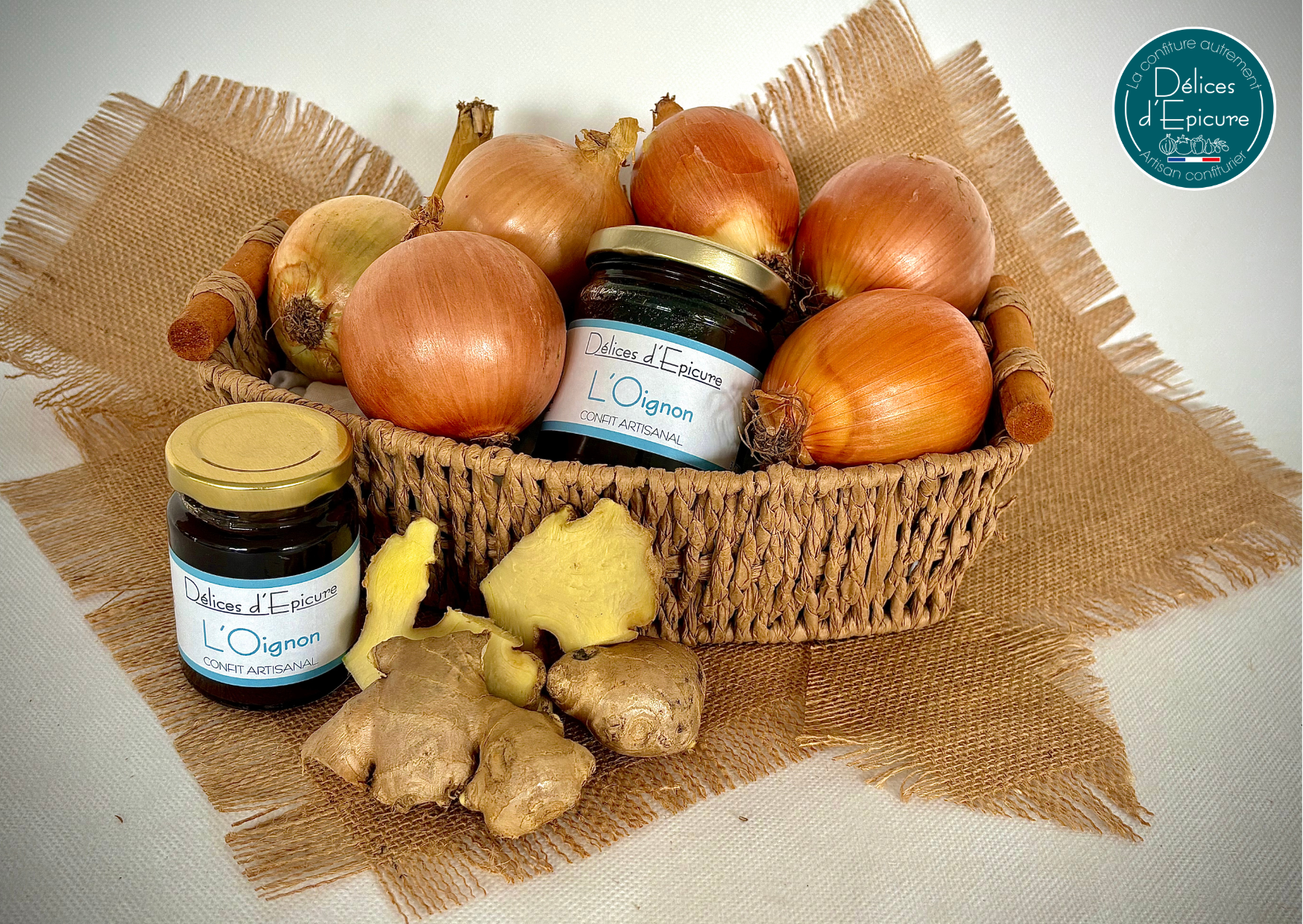 Confit L’Oignon (poivre noir, gingembre moulu et balsamique)