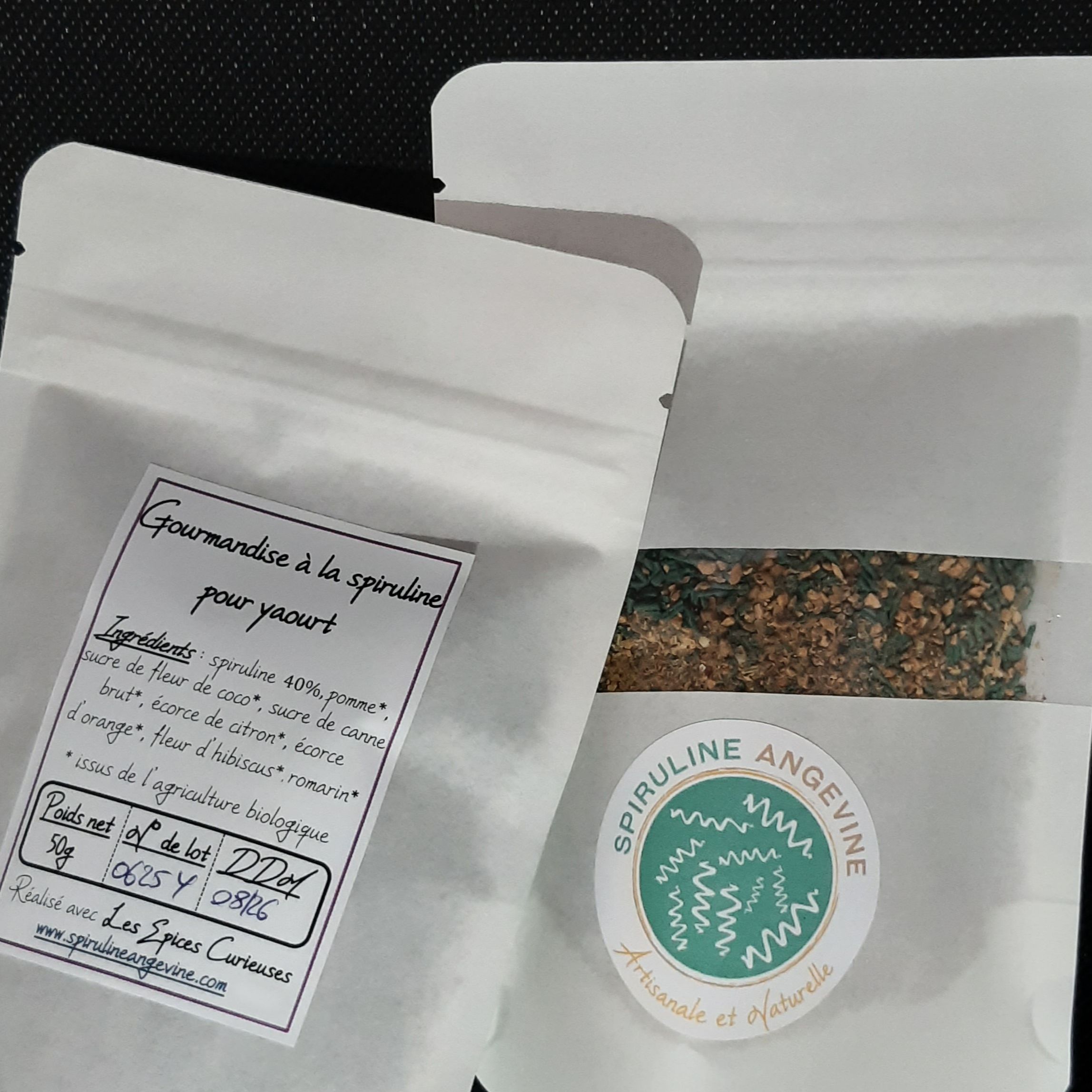 Mélange gourmand à la spiruline pour yaourt