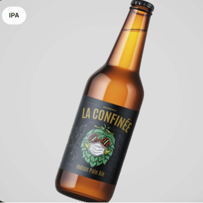 Bière IPA "La Confinée" - 33 cL - Brobrew